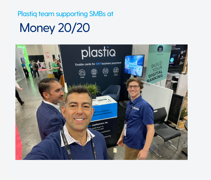 🧵Team Plastiq exhibited at <a href="/money2020/">Money20/20</a> last month and here are 3 big highlights we took away about the meteoric rise to come in #embeddedfinance   🚀