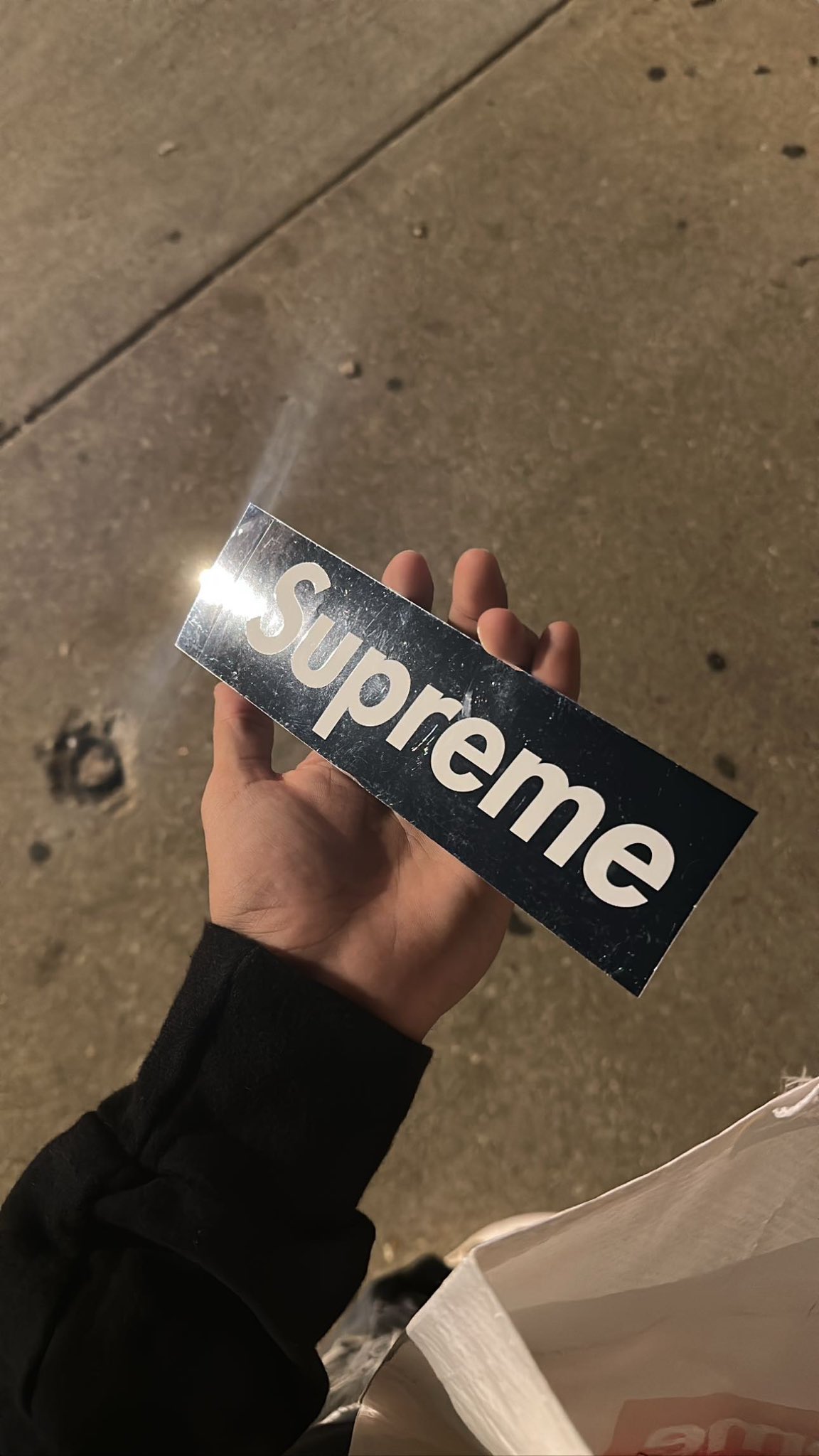 Supreme Chicago Box Logo Sticker 2022 Authentic Brand New