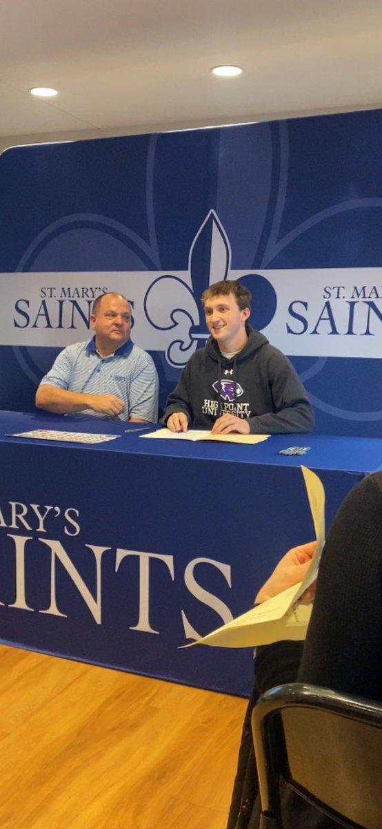 hawks2023's tweet photo. #NLISigningDay The third of three Keane kids to play Division 1 sports. Bobby Keane. High Point. Truly amazing. @hawks2023 @annapolishawks @stmarysboyslax @StMarysSaints @HPUMensLax @HighPointSports #classof2027 https://t.co/H6E210ubHg
