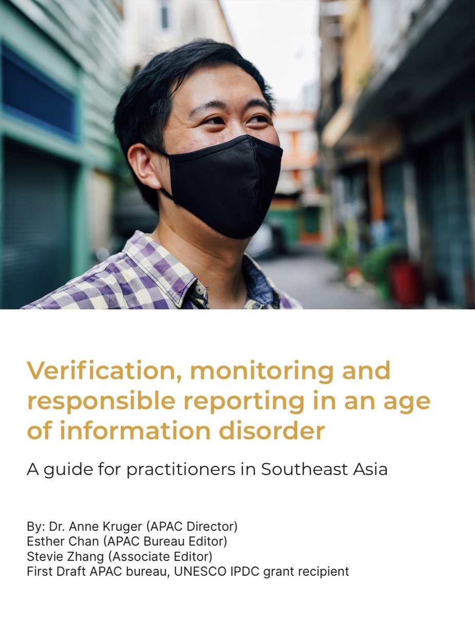 Huge congratulations to everyone at the @IFL_Brown APAC team (@annekrugernews @estherswchan @stevievzh) for putting together this guidebook on tackling mis/disinformation in Southeast Asia 🎉 Glad to have contributed and excited to see what comes next!! bit.ly/3UeWLEJ