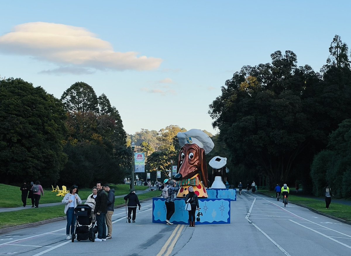 Want to see happy, relaxed people? Go to JFK Promenade — deemed by San Francisco voters yesterday car-free forever! #TotalSF