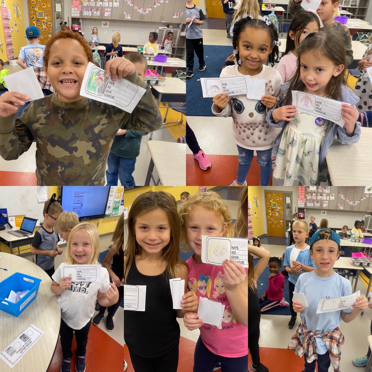 Caroline Solaimani (@abc_solaimani) on Twitter photo Our class held an election between books. “Grace for President” won. Check out these voters with their registration cards! <a href="/OldHundredES/">Old Hundred Elementary School</a> Our class held an election between books. “Grace for President” won. Check out these voters with their registration cards! <a href="/OldHundredES/">Old Hundred Elementary School</a>