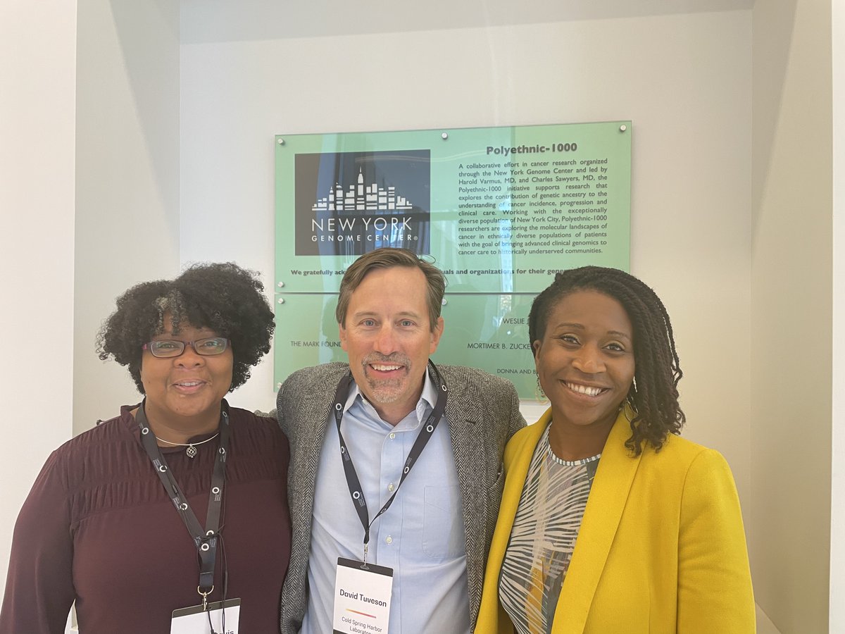 Our @polyethnic1000 members (@MeliD32 @GlobalRadOnc, Harold Varmus & Dave Tuveson) spent the day @nygenome for a @CancerGrand workshop. Engaging exchange of ideas across multiple disciplines & institutions. Thanks for the invitation @CRUKresearch @theNCI!