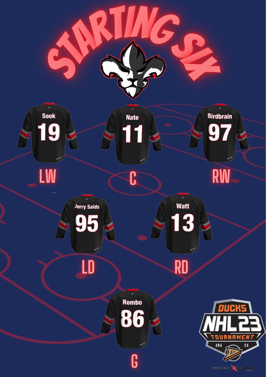 the WICKED have a new look to start off the first nhl 23 esports tournament of the year by <a href="/NHLDucksGaming/">Anaheim Ducks Gaming</a> tonight’s line up