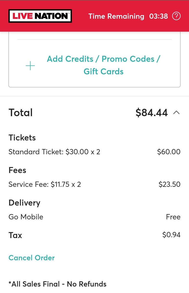 Excuse me, <a href="/LiveNation/">Live Nation</a>/<a href="/Ticketmaster/">Ticketmaster</a>, do these fees seem reasonable to you?