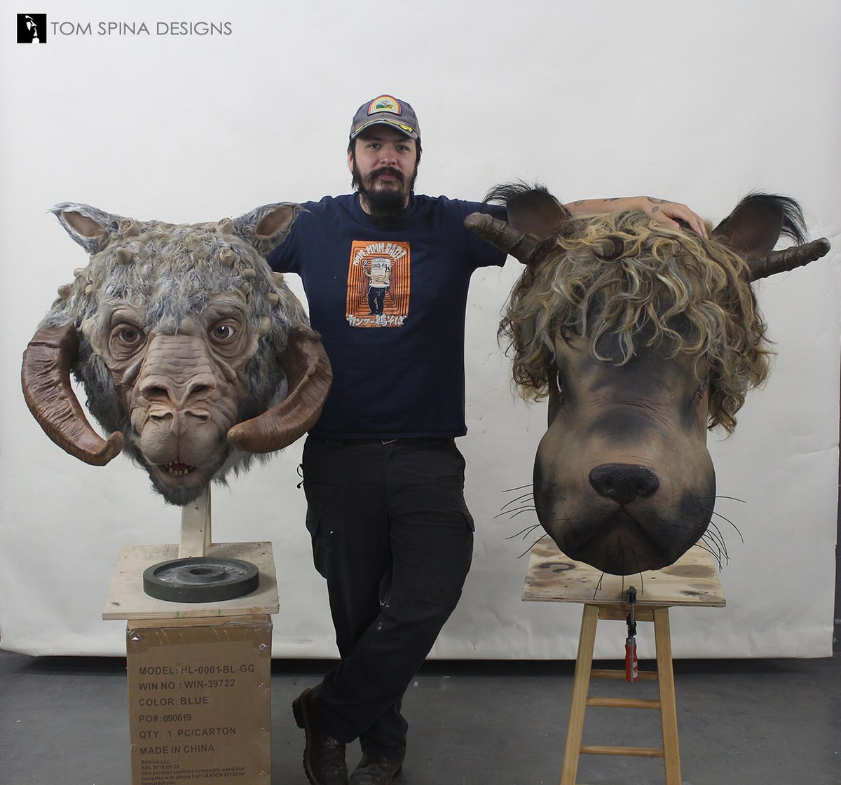 TomSpinaDesigns's tweet photo. Our team was excited to be a part of these reproduction #Tauntaun and #Jerba heads glimpsed in #TheBookOfBobaFett. https://t.co/BIx8NxNdb0 We've offered the 1:1 Tauntaun busts via @RegalRobot for some time, but now you know the origin story!
#StarWars #TomSpinaDesigns https://t.co/5UcVQn9lMJ