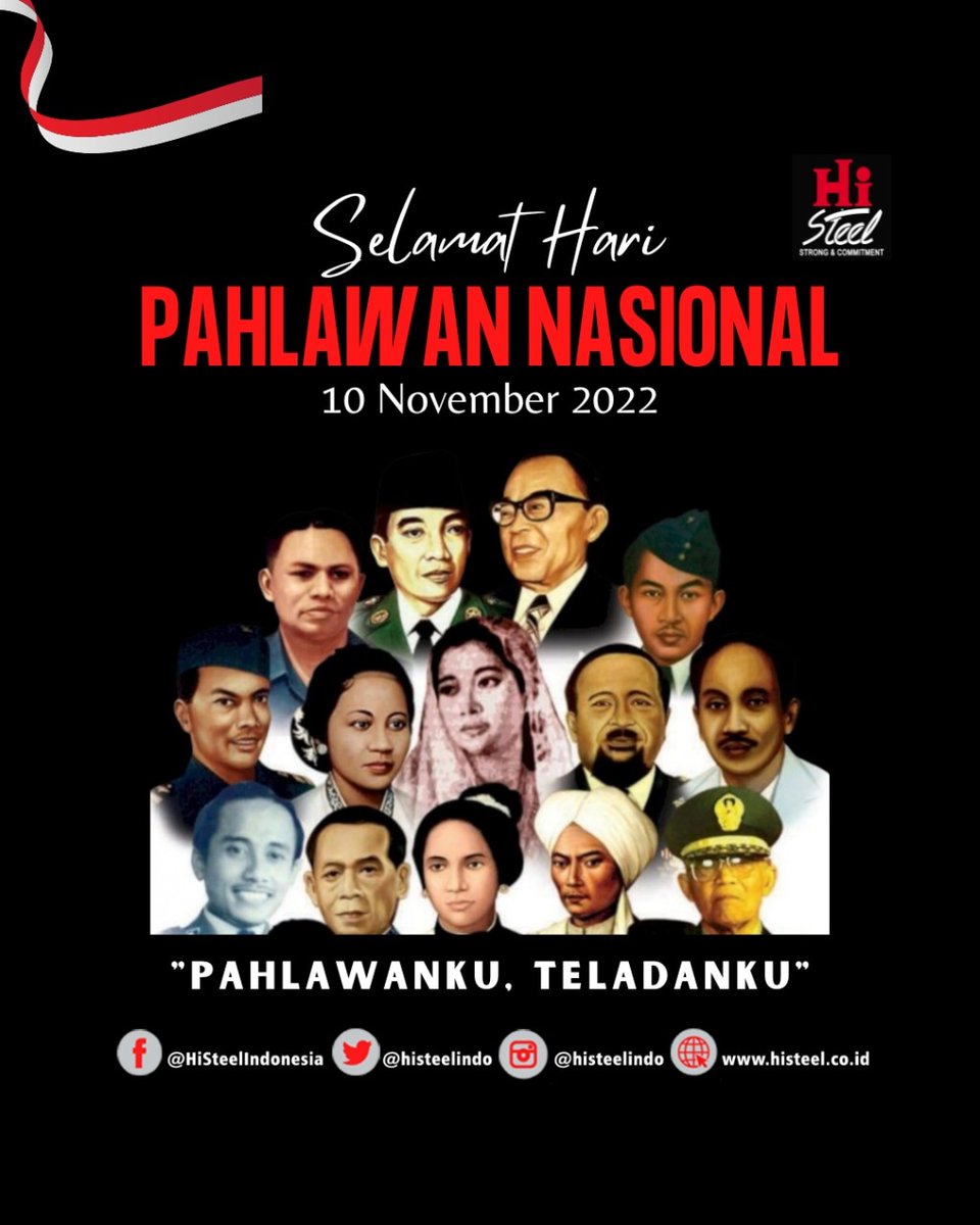 histeelindo's tweet photo. π²π¨ Selamat Hari Pahlawan π²π¨
Mari sejenak kita panjatkan doa dan mengheningkan cipta untuk mengenang jasa para pahlawan.
Pahlawanku, Teladanku
#haripahlawan #haripahlawannasional #10november2022 #histeel #tokobesihisteel
#pusatbesibaja https://t.co/4mxibPpcIh