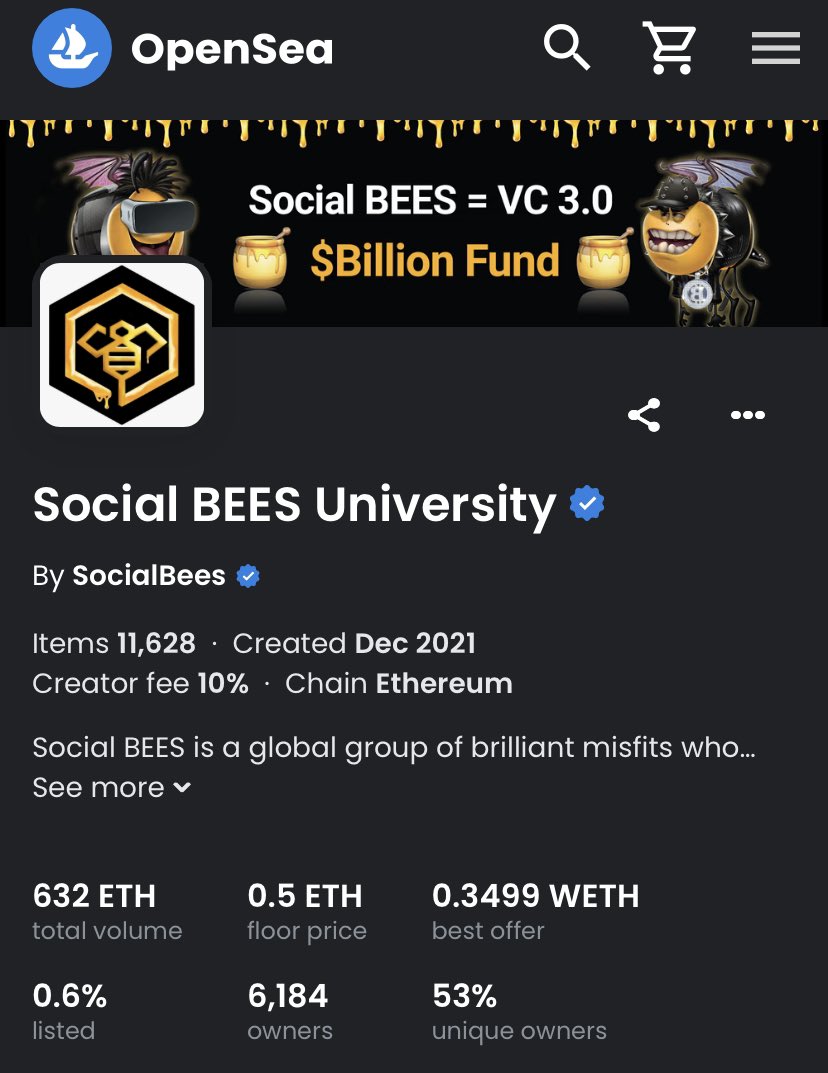 Congrats to the swarm for reaching a .5 $ETH floor!!! 

Let’s Buzzin’ Go!! 🐝

<a href="/Crypto_Swarm/">Social BEES (🐝,🐝)</a>
