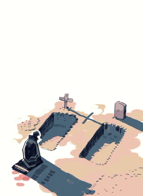 「十字架 墓地」のTwitter画像/イラスト(新着)