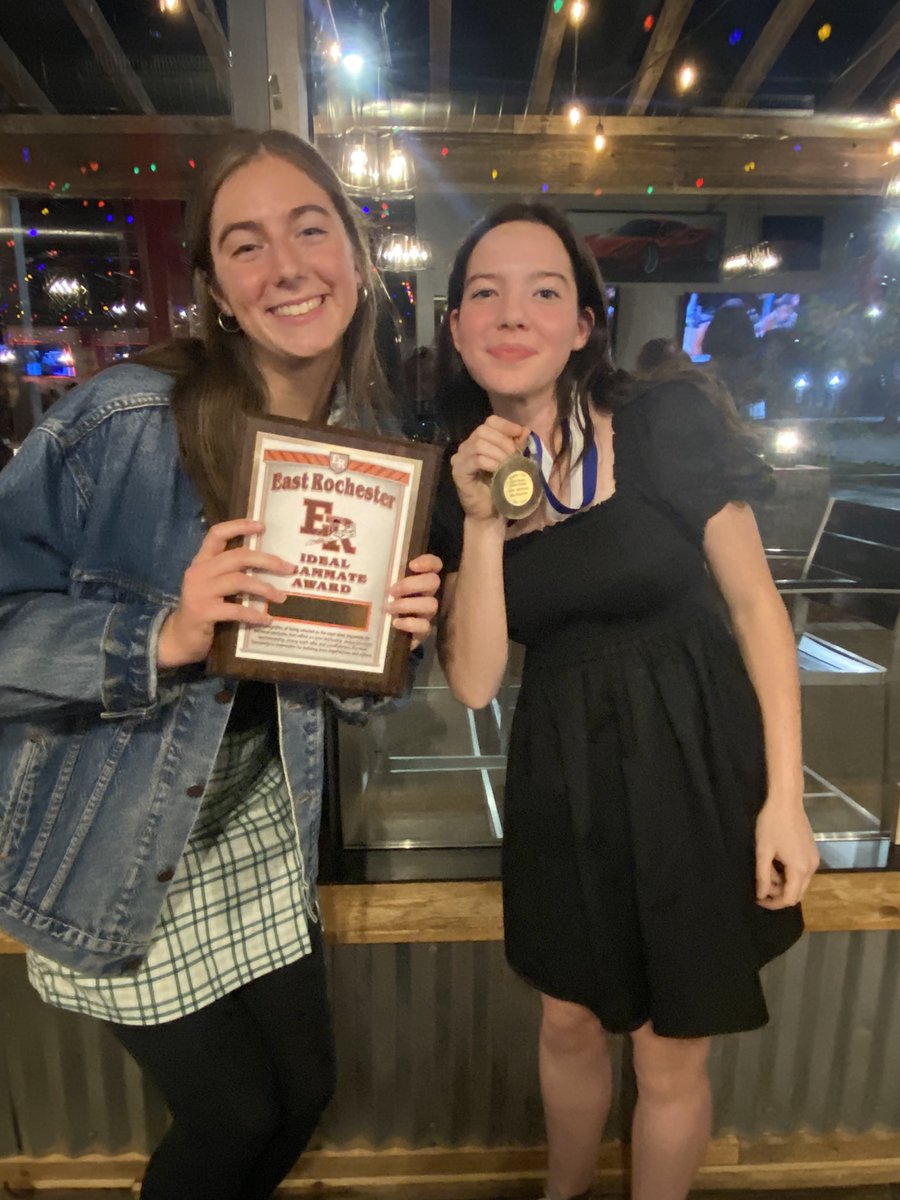 A merged program = double the awards 🤩🤩 Leah &amp; Samara we’re named MVPs and Lily &amp; Mia are this years Ideal Teammates! Congrats 💙🏑🤎 <a href="/ERBombers/">ER Bombers Athletics</a> <a href="/Bombers_Sports/">Bomber Athletics</a> <a href="/GCSDSpartans/">Gates Chili Athletics</a> <a href="/samrose53/">samara</a> <a href="/leahgriffith161/">Leah Griffith</a>