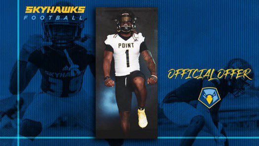 #AGTG Blessed to receive a official offer from @PointFootball !!! @davis4515 @CoachChap5 @Coach_Sool