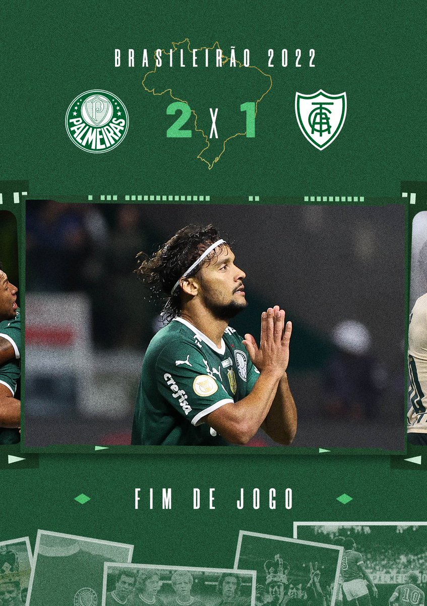 Palmeiras's tweet photo. SURPREENDENDO UM TOTAL DE 0 PESSOAS, HORA DE RECEBERMOS A TAÇA DO @BRASILEIRAO PELA 11ª VEZ NA HISTÓRIA! 🏆

No último duelo em #FamíliaPalmeiras na temporada, mais uma vitória: 2 a 1 diante do América-MG e... BORA LEVANTAR O CANECO! 💪

#AvantiPalestra
#TodosSomos11 https://t.co/dAaLQKgEIv