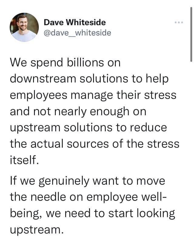 Still one of my favourite @dave__whiteside tweets of all time. #UpstreamThinking