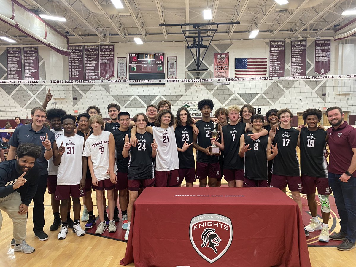 Congratulations to the 2022 Region 6A Boys 🏐 CHAMPS 🏆 !!!