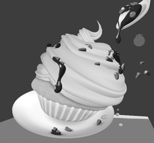 Anabellia3D's tweet photo. #3Dtip Not done yet, but I must say, checking the silhouette and colors in BW is a good practice, that's a shame I haven't started doing this earlier.
#b3d #blender #substancepainter #stylized #cupcake #handpainted https://t.co/R40BsoRgPy