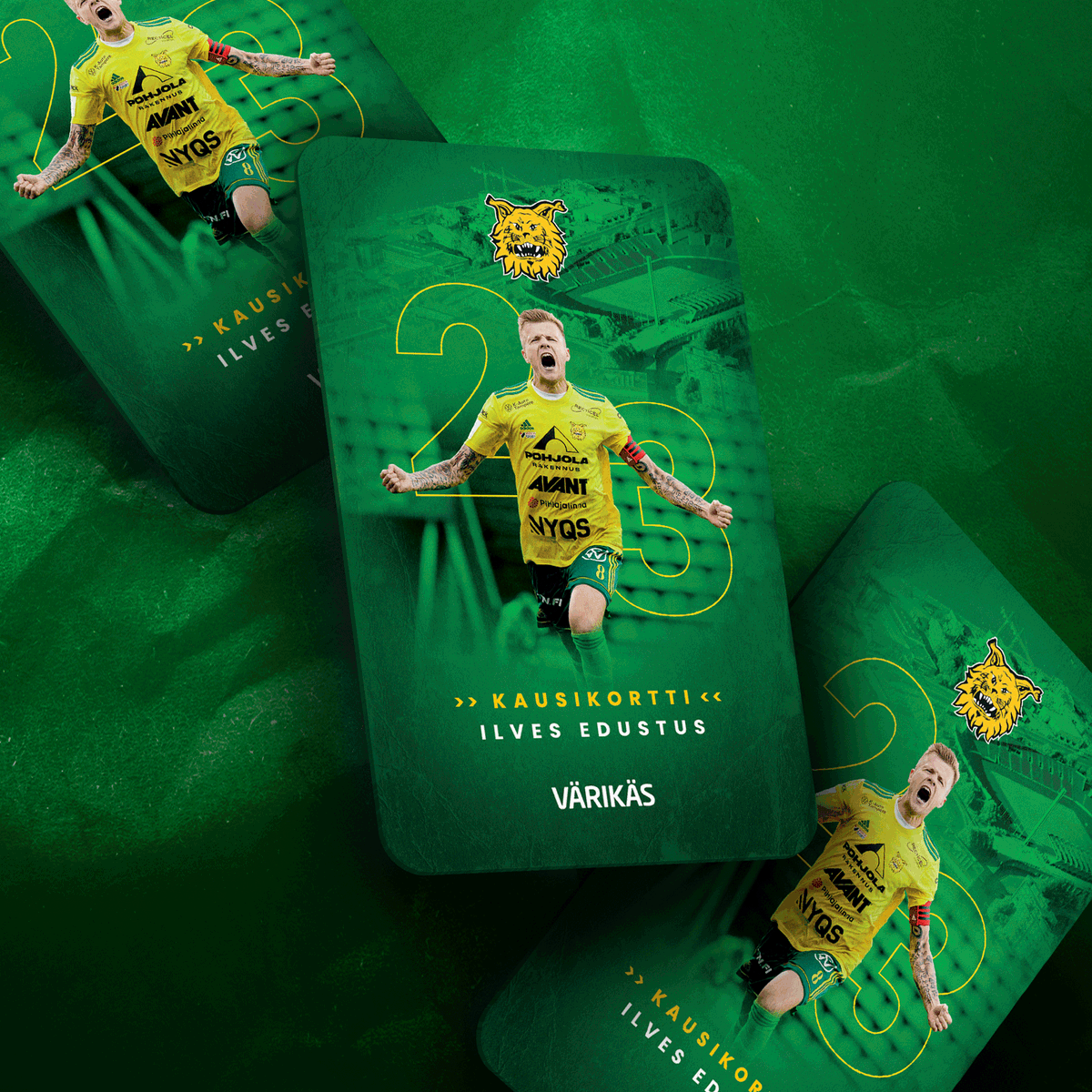 ilvesfootball's tweet photo. 🟡 Kausikorttimyynti kaudelle 2023 on alkanut! 🟢 

⚠️ Huomioi superedullinen kampanjahinta; Kausikortti Pääkatsomon riville 11-23, nyt vain 150 € rajoitetun ajan (norm. 189 €) ⚠️ 

Osta oma kausikorttisi osoitteesta ➡️  https://t.co/JPuT2465re  

#ilves #keltavihreä https://t.co/WNbMjw1bEr