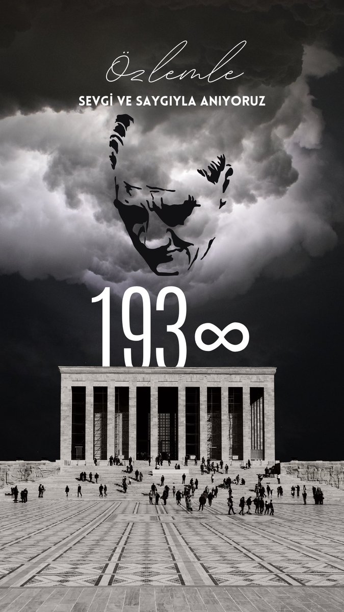 Sevgi,
Saygı,
Özlem!
...
#10Kasim1938