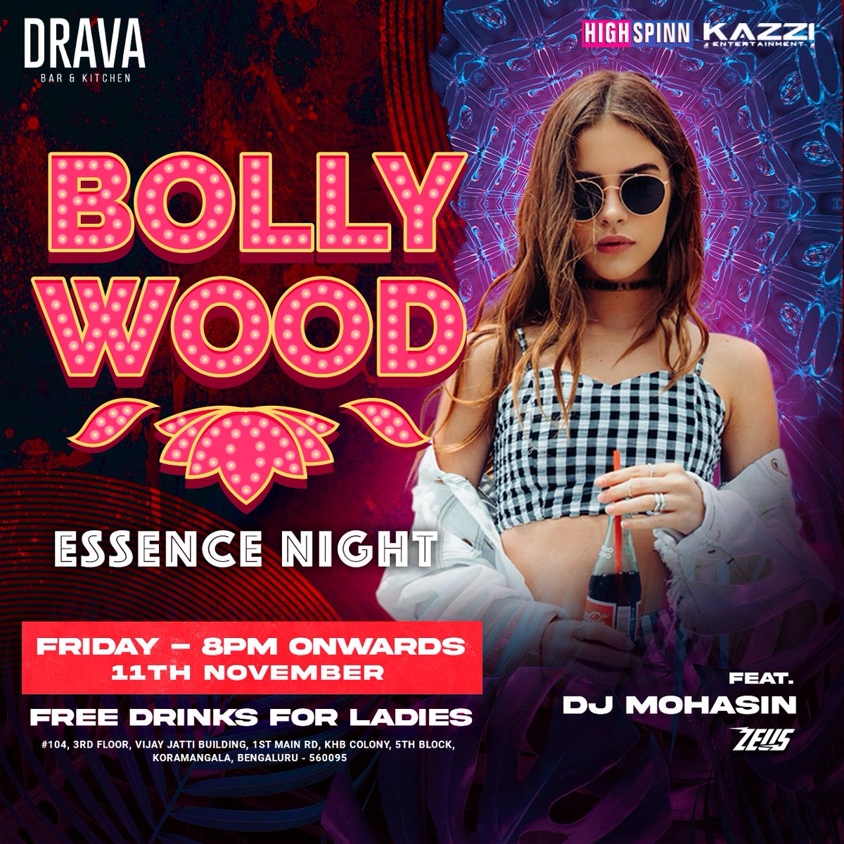 DjMohasin's tweet photo. 🤩F R I D A Y || N I G H T🤩

📍DRAVA || KORMANGALA📍

🌟BOLLYWOOD ESSENCE🌟

#djmohasin #dj #djlife #djstyle #bollywood #bollywoodnight #dance #music #party #disco #clubbing #weekend #desi #bangaloreparties #entertainment #fridaynight #fridaynightfever #fridaynightvibes https://t.co/a45Oyzd4mp