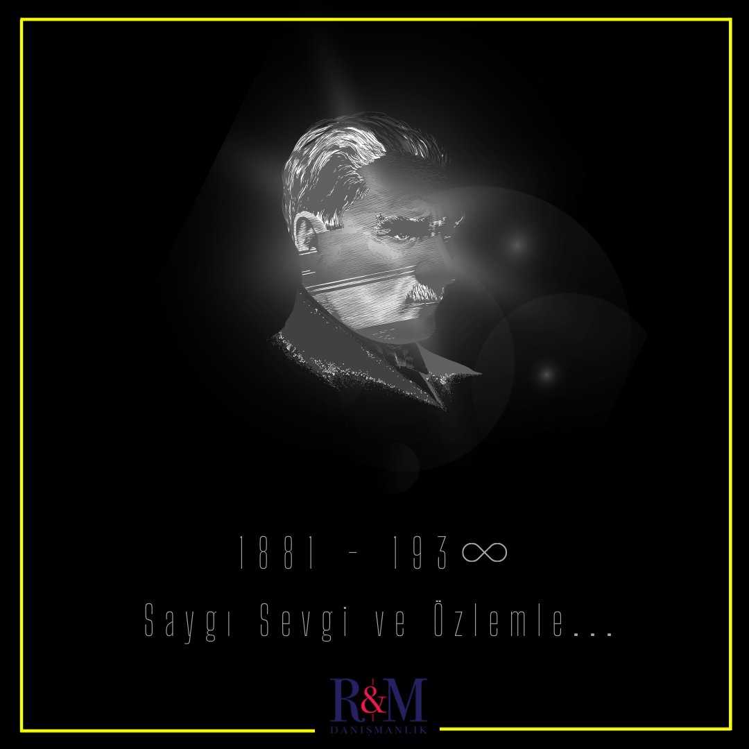 Saygı ve özlemle anıyoruz...
.
#Atatürk #10Kasım #Mustafakemal