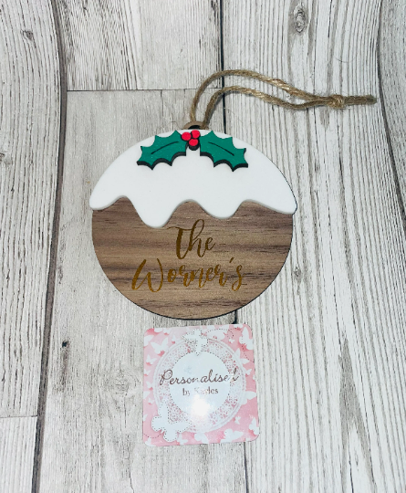 byKayles's tweet photo. This single decoration is perfect to add to the Christmas tree and can have any name added to the white banner

https://t.co/ETtdSO6LRj

#earlybiz #christmas #giftideas https://t.co/vU37jmSOgY