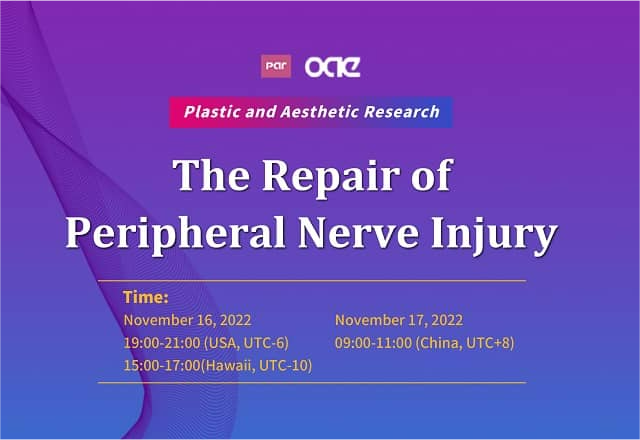OAE_Publishing's tweet photo. Join us to discuss the topic of "The Repair of Peripheral Nerve Injury"👇@drsamuelpoore
@PhDingle
⏰19:00 on Nov 16, 2022(USA, UTC-6)
⏳09:00 on Nov 17, 2022(China, UTC+8)
Set your alarms. Full details, here: https://t.co/fSSZMk1Frn
#nerveinjury #Plastic #neuromas https://t.co/784VQZtiJE