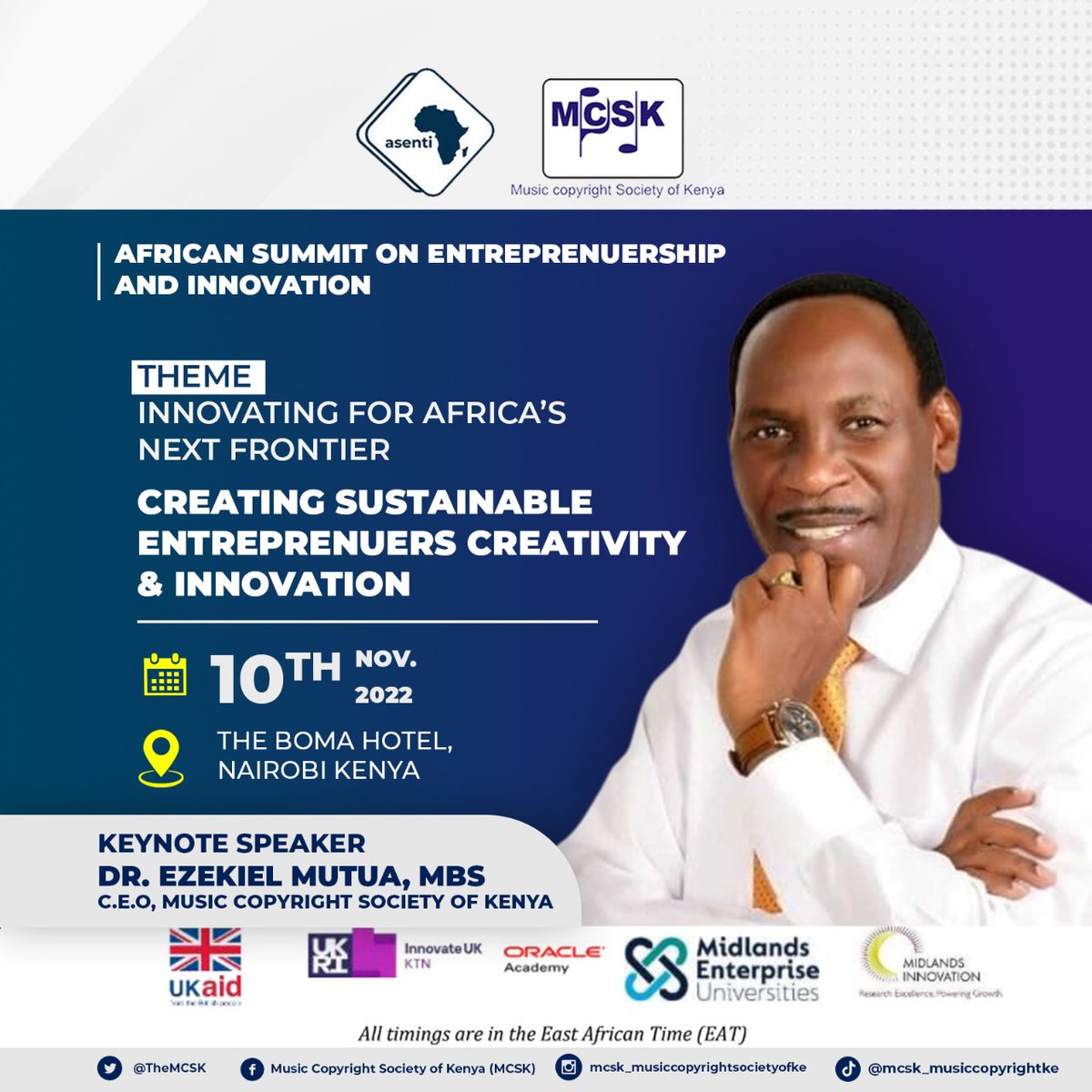 Dr. Ezekiel Mutua, MBS (@ezekielmutua) on Twitter photo Great conversations at the Boma Hotel on enterpreneurship and innovations. #ASENTI2022 Great conversations at the Boma Hotel on enterpreneurship and innovations. #ASENTI2022