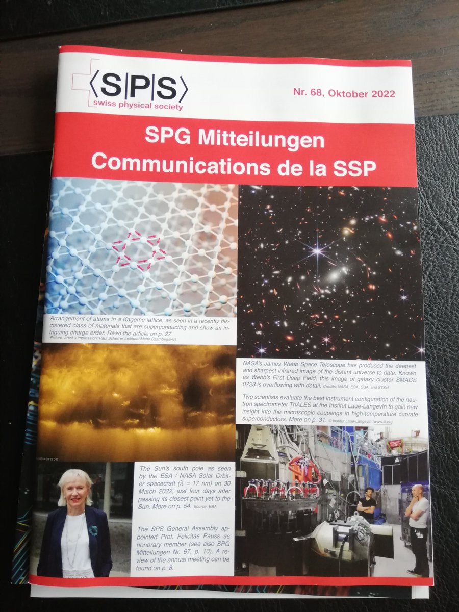 Gedas_Simutis's tweet photo. I was happy to find the latest edition of the SPS Communications in the post this morning. Especially as the cover has a picture of @NBC_neutron and Daniel Mazzone that I took at @ILLGrenoble. Daniel has written a nice overview of recent cuprate studies with uniaxial pressure. https://t.co/dh8KqJCfGS