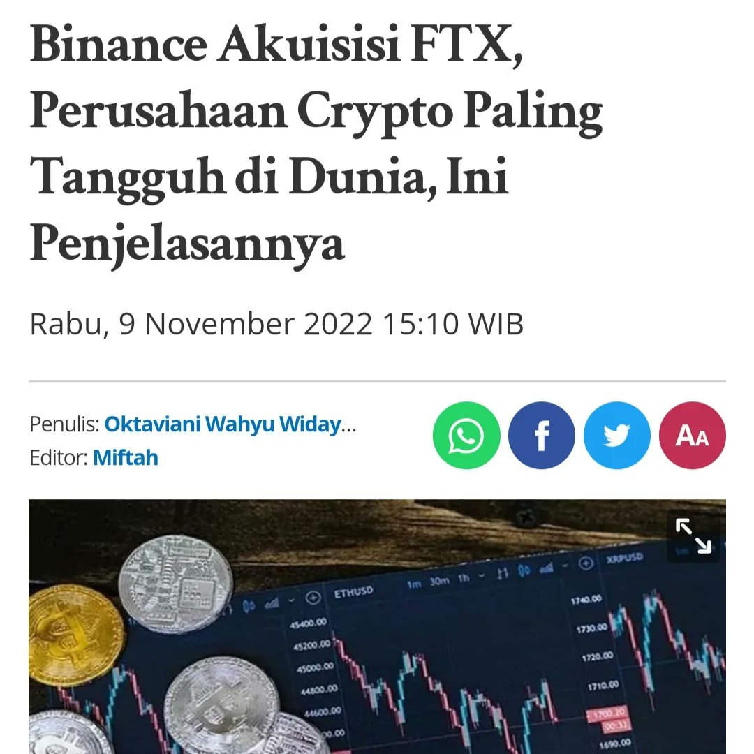 cryptowomen_id's tweet photo. Seperti yang kalian dengar di media dalam 2 hari ini antara Binance vs FTX

FTX sepertinya memiliki permasalahan yang cukup rumit. Setelah CZ Binance memutuskan menjual FTT miliknya, harga FTT di market turun drastis. 

Dalam 24 jam turun 42%, dan dalam 7 hari turun hingga 90%. https://t.co/zp2msfQ7F3