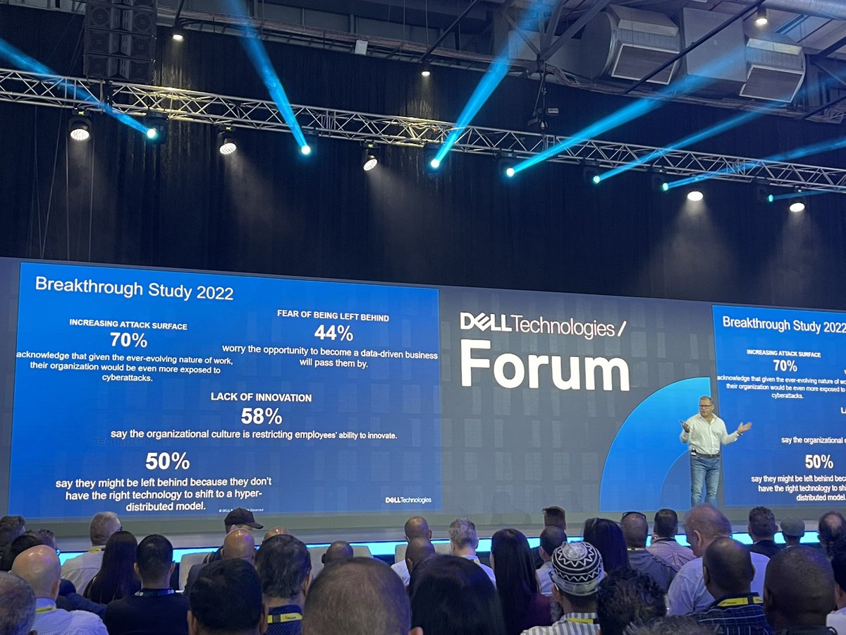 IT challenges of the current day presented by <a href="/dougwoolley1/">Douglas Woolley</a> and how we can leverage technology to bridge the gaps these challenges present #delltechforum <a href="/DellTechZA/">Dell Technologies South Africa</a>