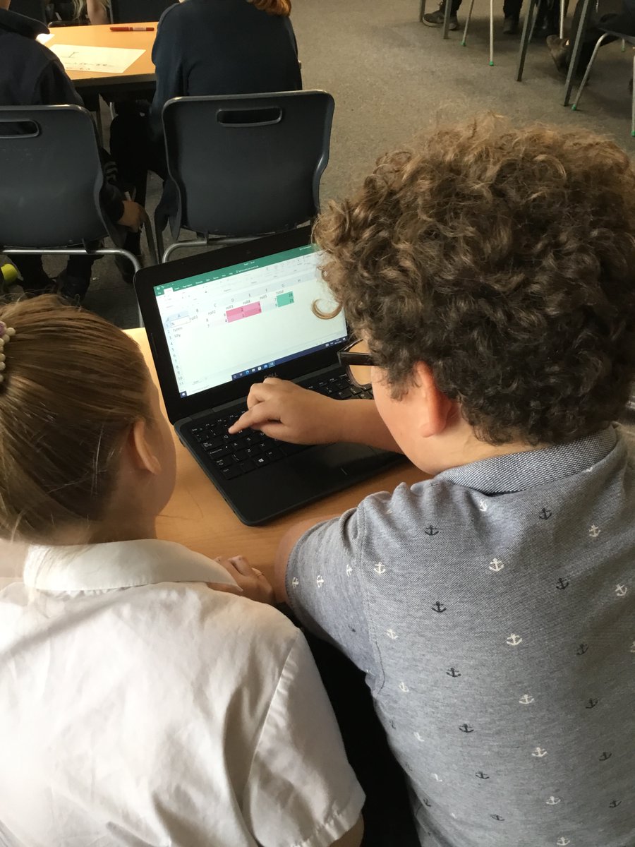 Year6Beck's tweet photo. In Computing, we are learning how to use Microsoft Excel Spreadsheets. We created our own data and organised the results in the software. #BeckComputing @MSEducationUK https://t.co/vKj8TsriH9
