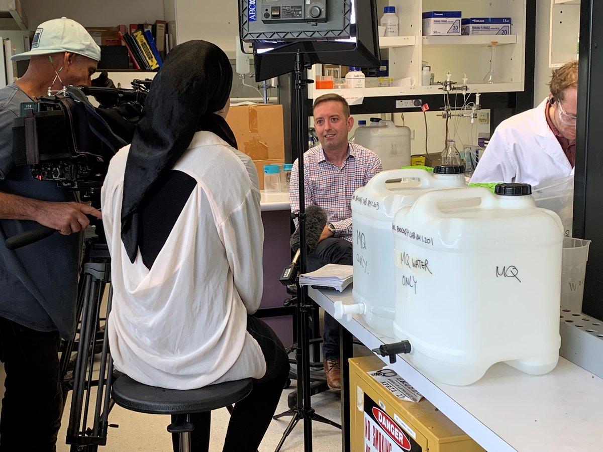 The UWA Institute of Agriculture (@ioa_uwa) on Twitter photo Check out this behind-the-scenes snap of <a href="/SAgE_UWA/">UWA SAgE</a> <a href="/IOA_UWA/">The UWA Institute of Agriculture</a> <a href="/UWAresearch/">UWA Research</a> Research Fellow Dr <a href="/bedemickan/">Bede Mickan</a> being interviewed by the <a href="/abcnews/">ABC News</a> today! 📸 Watch this space, we'll be sure to share the story when it goes to air... #uwanews #uwaresearch Check out this behind-the-scenes snap of <a href="/SAgE_UWA/">UWA SAgE</a> <a href="/IOA_UWA/">The UWA Institute of Agriculture</a> <a href="/UWAresearch/">UWA Research</a> Research Fellow Dr <a href="/bedemickan/">Bede Mickan</a> being interviewed by the <a href="/abcnews/">ABC News</a> today! 📸 Watch this space, we'll be sure to share the story when it goes to air... #uwanews #uwaresearch