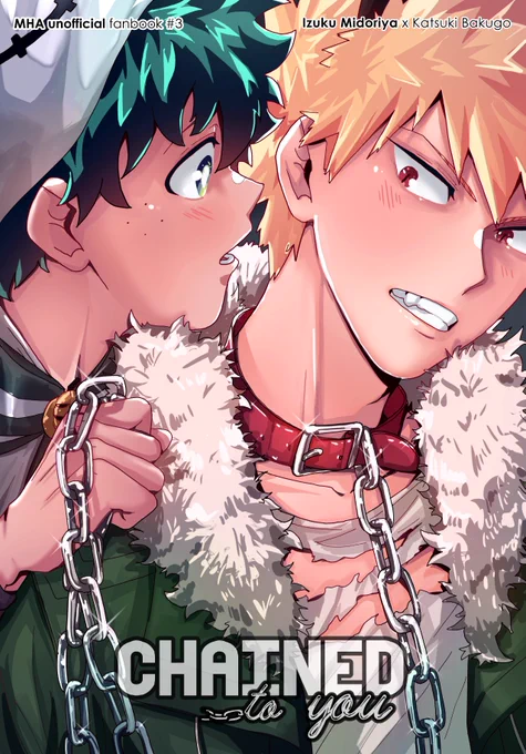 Chained to you【FANBOOK】Hi! ✨My third bkdk project is now available for purchase! ✨

Bakugo Katsuki is cursed. Forever chained to Izuku's ghost but is this a punishment?

MHA digital PDF:
✨20pg
✨B&amp;W
✨Eng&amp;Spa

*WT: Blood and mention of death
*SFW
🛒 &gt;https://t.co/HF1HGlbi1j 