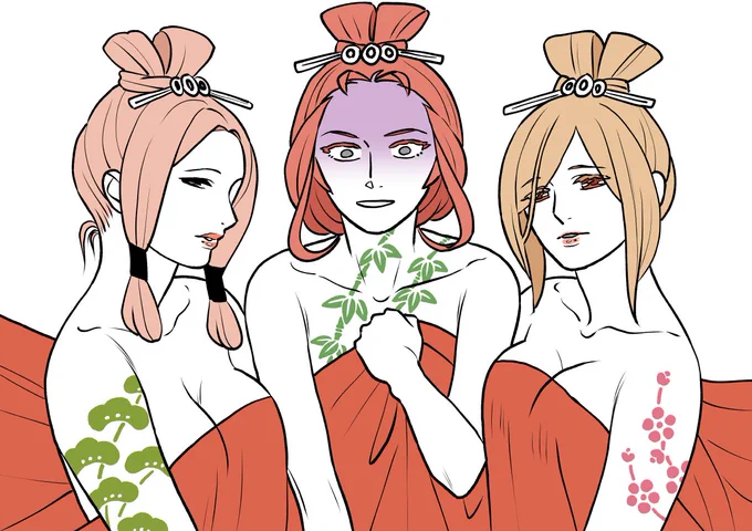 前にGカップ組(梅・松)描いたわけですけどhttps://t.co/4xRE3W8n7B
竹がないなとふと思ったらあれです。
うた恋い。における竹ポジ女性はそういえば清少納言(Aカップ)だった。 