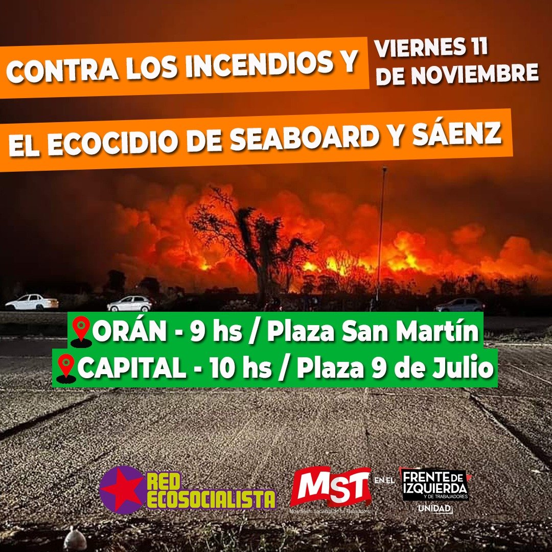 Movilización, protesta y acciones solidarias para ayudar a los brigadistas!!!