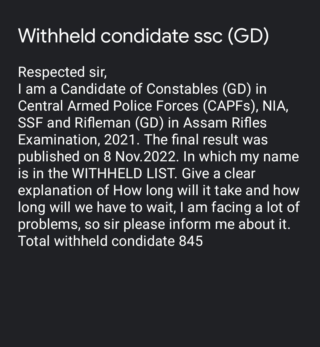 #mha #ssc #PMOIndia #rajnathsingh #NarendraModi
Please help sir🙇‍♂️