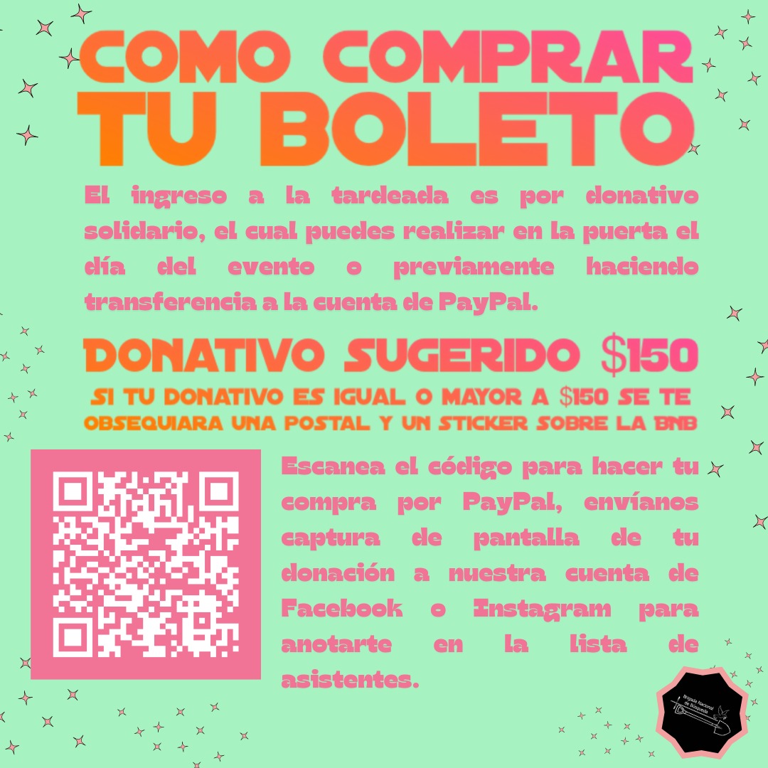 brigadabuscando's tweet photo. ✨Bailando nos encontramos✨

El próximo 19 de nov en @laburrablancadel56
La cooperación es solidaria ( $150 cooperación sugerida) se dará un cartel y sticker de regalo.

Para comprar tu boleto entra al link de PayPal, toma captura de tu depósito y envíanoslo por mensaje directo. https://t.co/DSIqGB3691