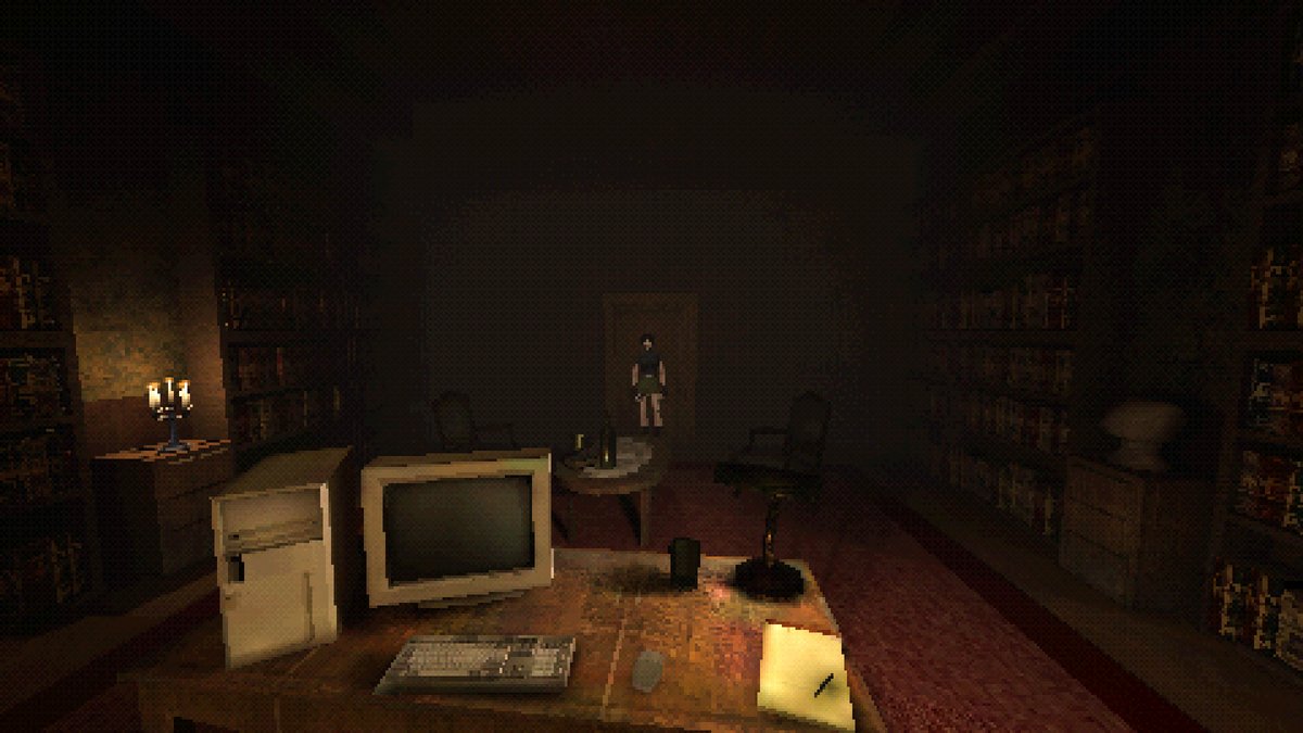 Chritboy's tweet photo. Just finished the Heartworm demo from @adinolfi. Gorgeous low-res aesthetics, fixed camera angles and solid survival-horror gameplay. Highly recommend checking it out!

👻 https://t.co/HL1g1OKrEU https://t.co/HY85BsHjwV