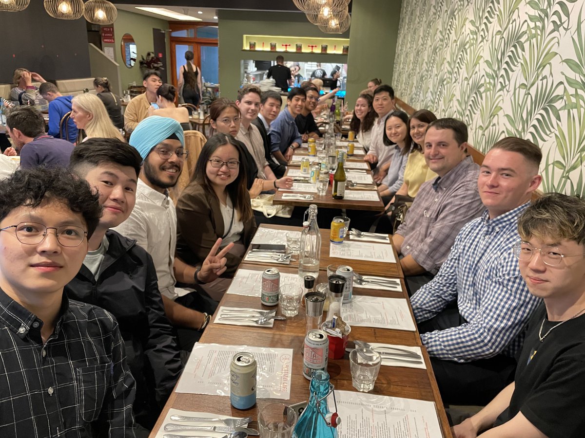 YuSukChoi's tweet photo. Thanks to #ISMB2022 @AuSMBSoc, we had an Engler lab reunion dinner @AdamEnglerUCSD (academic grandfather now!) @ahcells @nano_jenn @ucsdbe @MBIsg @UWAresearch https://t.co/5jlev5bdme
