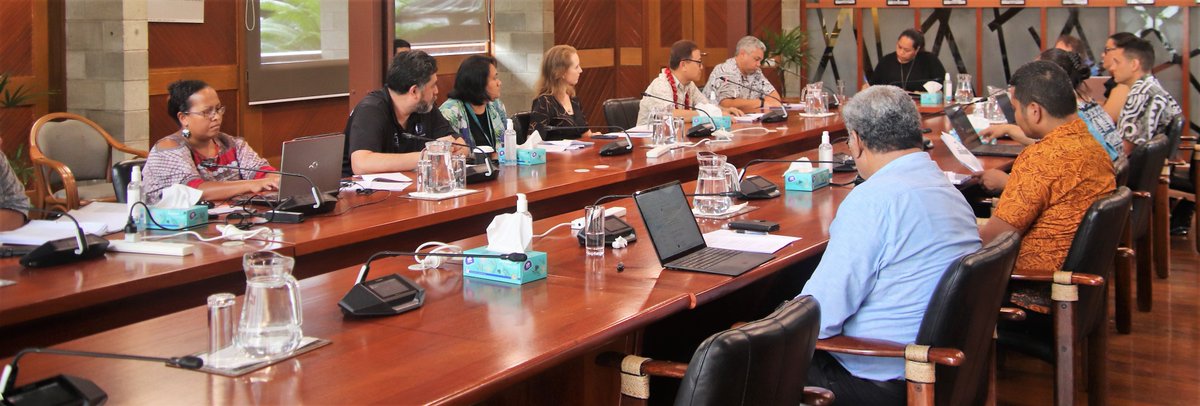 ForumSEC's tweet photo. (1/2)The #2050Strategy for the #BluePacific continent was endorsed by the Forum leaders this year in 🇫🇯. Work continues on the way forward for the implementation and monitoring plan for the strategy as members of the sub- committee meet to progress updates and next steps. https://t.co/P39ptjblkZ
