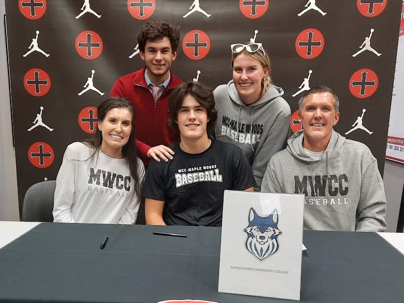 MMBaseball's tweet photo. ⭐️⚾️ Signing Day⚾️⭐️ 

Congratulations to @Becker04Drew  who signed to play at @MccWolves today!!

Excited to see you on the next step in your baseball journey!

@Mount_Michael @MtMichaelAD 

#GK #UIOGD https://t.co/aZyUVNdz7G