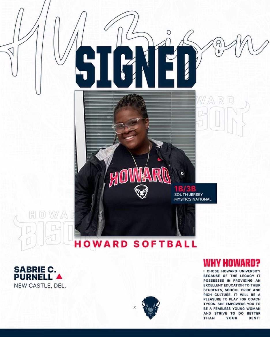 Join us in welcoming corner infielder <a href="/SabriePurnell/">Sabrie Purnell</a> coming from New Castle, Delaware.