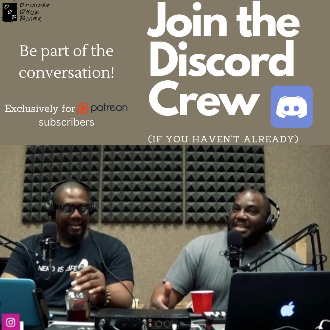 Opinions While Black Podcast tweet media