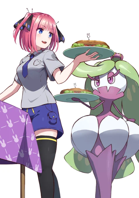二乃 × アマージョ #五等分の花嫁  #中野二乃  #ポケモンSV 