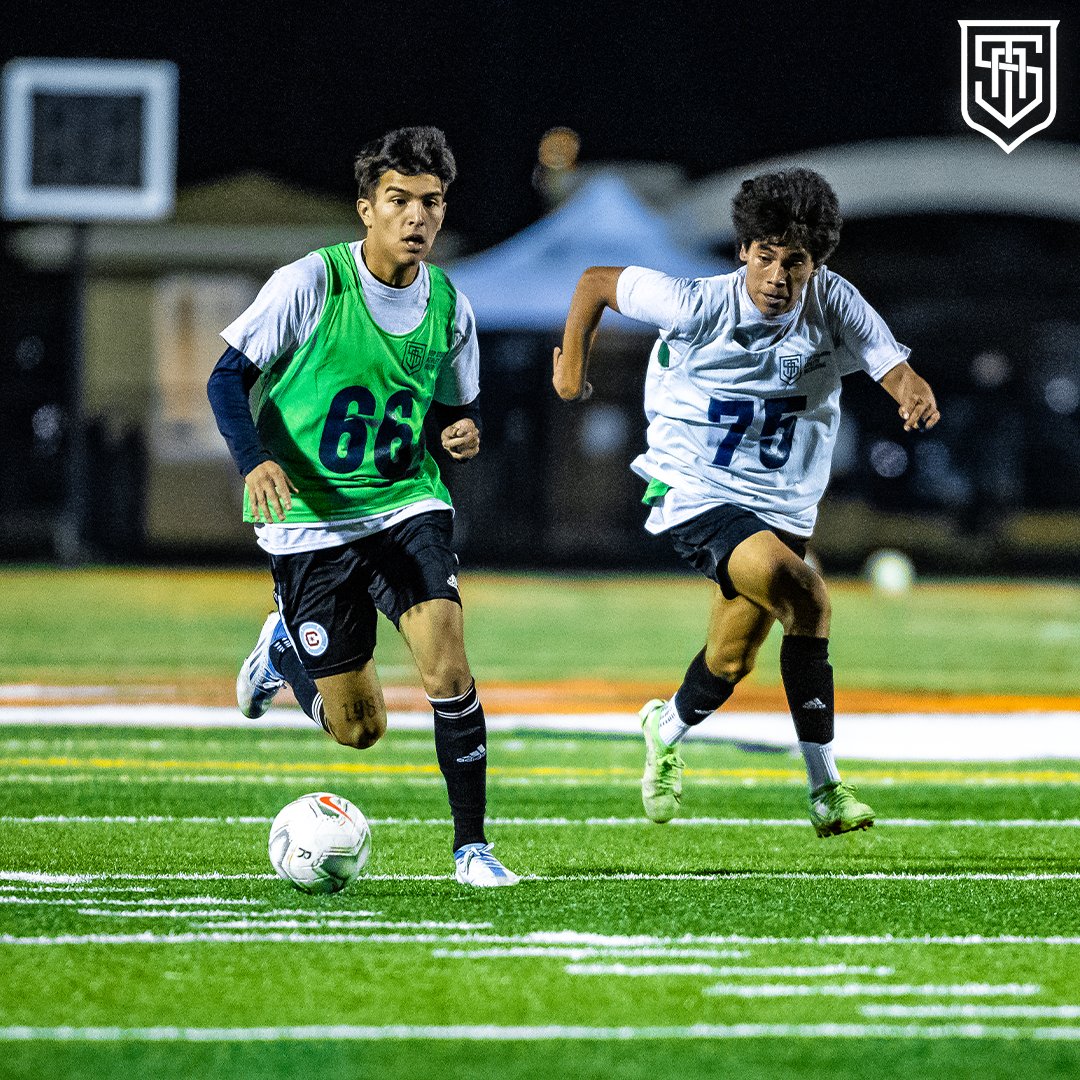 The final whistle has blown and Team White takes the nightcap, 2-1. Thanks to the athletes, coaches and families who joined us tonight. A lot of great soccer on display. Can't wait to see where these athletes continue their careers.