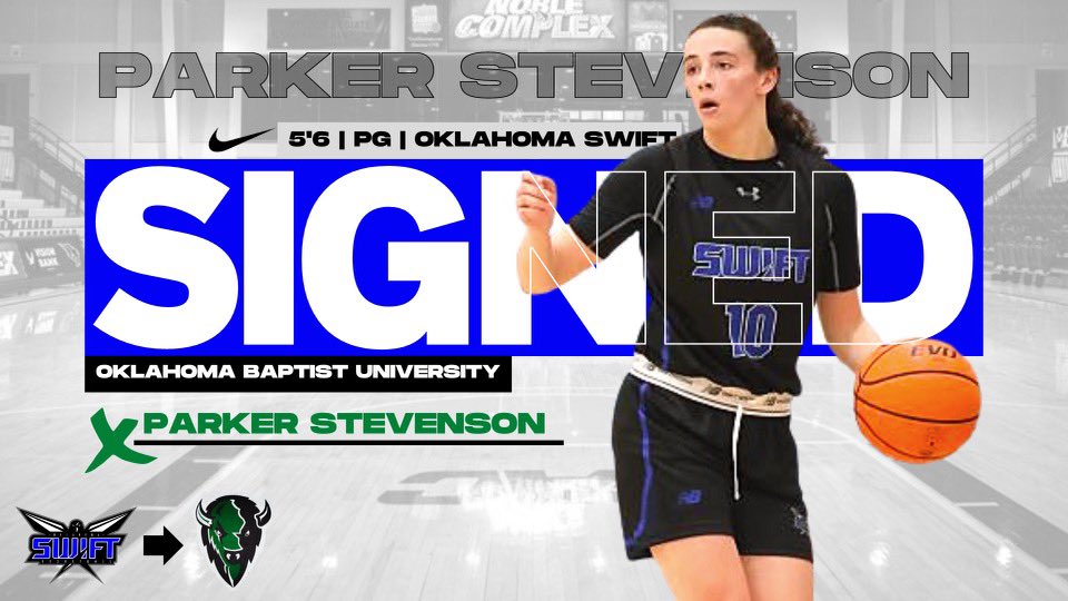 MathurinAgency's tweet photo. Congrats to 2023 @OkBaller352 on her official signing today. 

Big future for Parker and @OBU_WBBall 

We are so proud of you 💙💙 https://t.co/HhJwBIu0IR