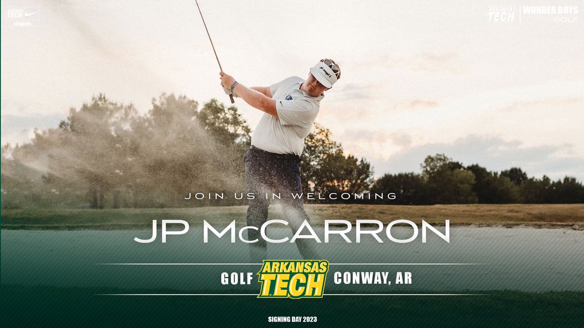 Join us in welcoming the newest Wonder Boys golfer, JP McCarron!

#FightOn | #NSD23