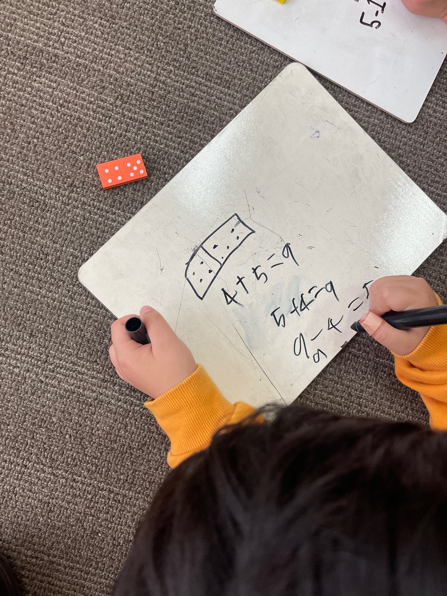 carlykoontz1's tweet image. Today during #mathworkshop we used dominoes to practice using mathematical symbols, showing our thinking multiple ways, and the #commutativeproperty. #mathinquiry 
@Intl_Chadwick