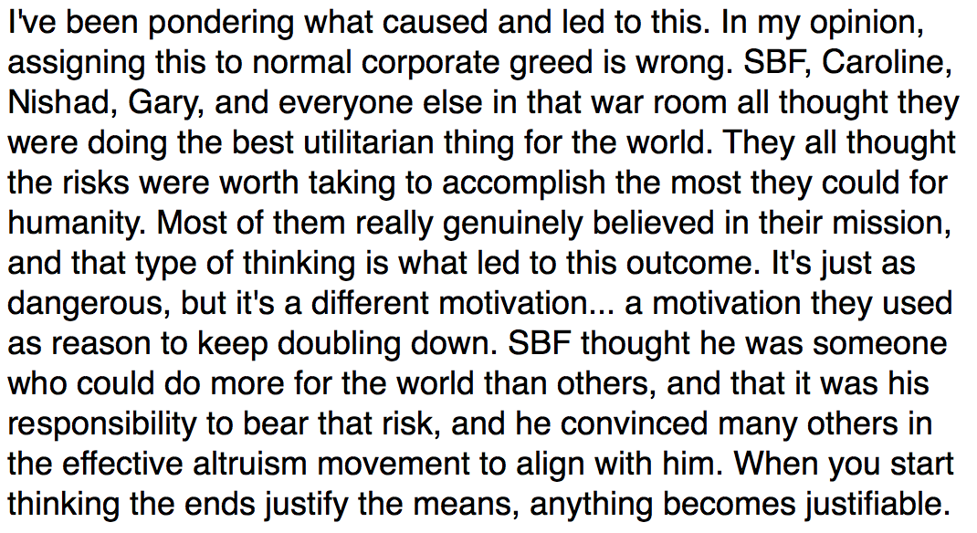 AutismCapital's tweet photo. Thoughts on SBF shared with us from a highly credible source: https://t.co/V6sSiAc8c3
