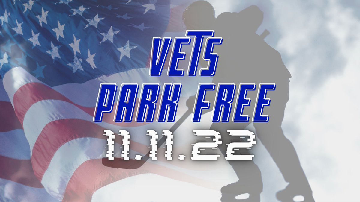 SPSparking's tweet photo. 🚨Veterans and active military park for free at the Montgomery St. parking lot on Friday 11/11 for the @SyracuseCrunch  Military Appreciation game! 🚨 https://t.co/qIetIz4LBf