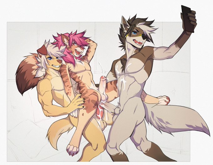 Art SpotLight Release! Boys Night Out- Art by @LotusSasha https://t.co/MTdO6LctlY Ft. Avery of @PeppermintHusky and Ft. Brori of LotusGarden Enfolde of WorldHearth Avery decided to invite more friends for a DnD boys night out session. Swords seemed crossed!⚔️ https://t.co/Pk5DVQD3RO